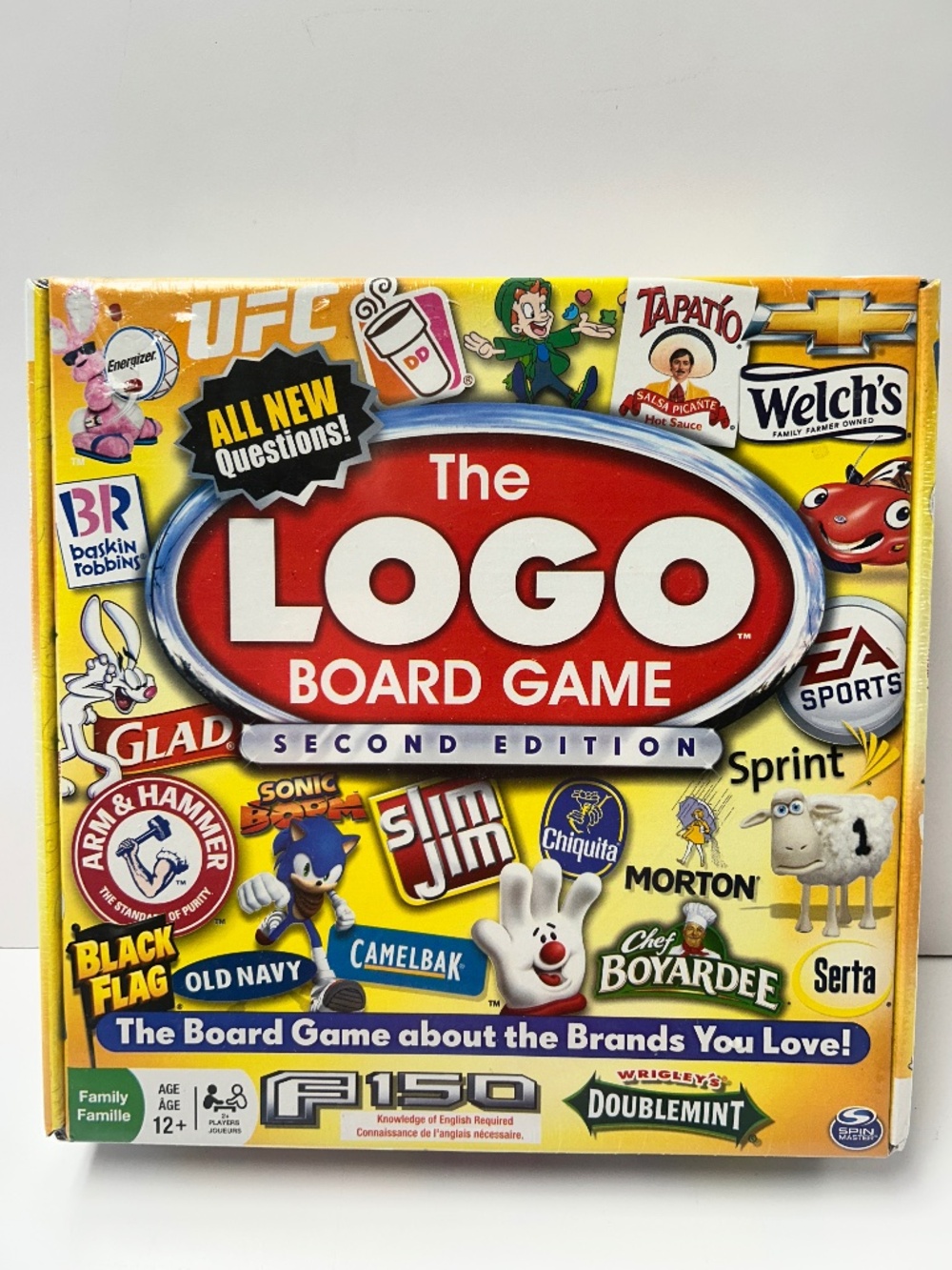 New Factory Sealed The Logo Board Game Second Edition Family Fun Spin Master